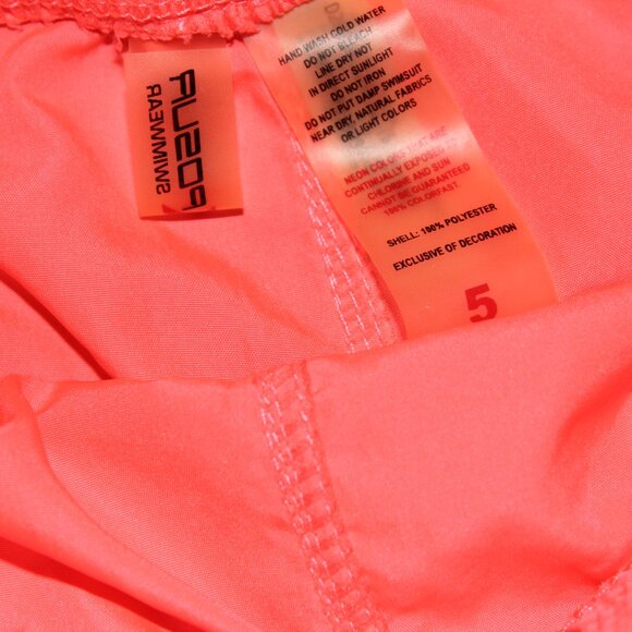 Pink & Black & White 3 Pcs Zero Xposur Tankini Swimsuit Size 5 - Picture 5 of 15